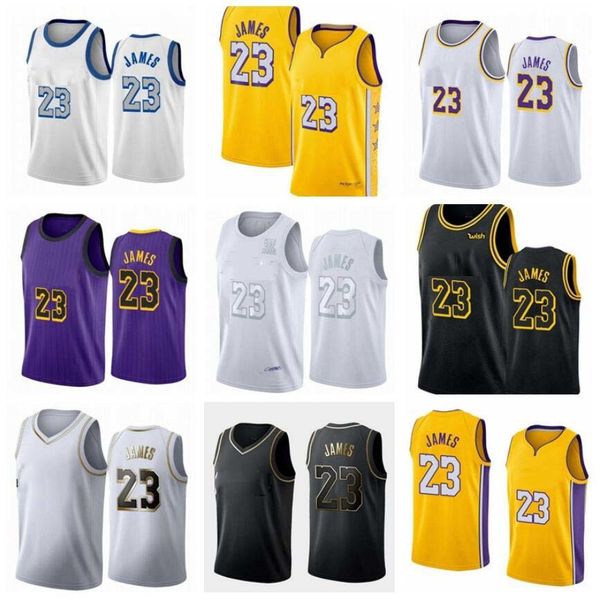 

men\rlos\rangeles\rlakers\rlebron james basketball jersey ;swing players sew and embroider basketball jerseys., Black