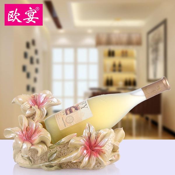 

bath accessory set european banquet wine rack shelf resin ornaments home furnishing fashion pastoral