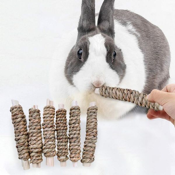 

small animal supplies animals chew toys 6pcs bamboo apple wood molar toy for hamster squirrel guinea pigs chinchilla