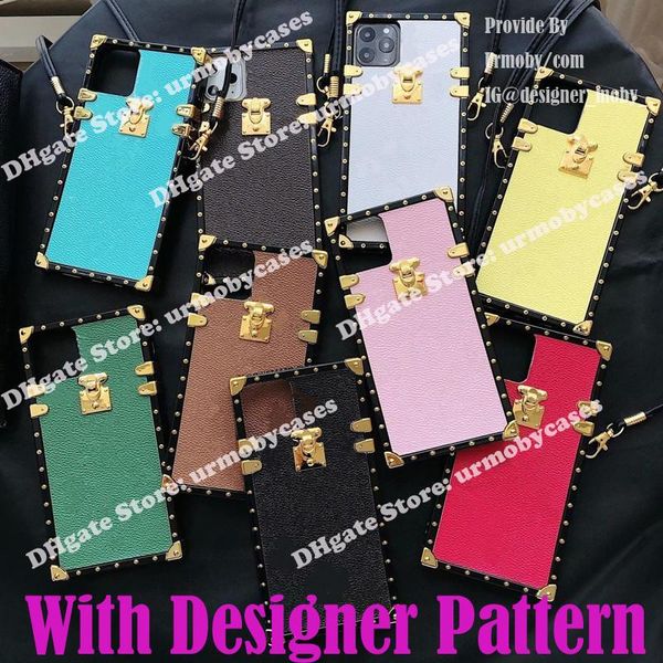 

l luxury designer phone case for iphone 12 pro max 11 xr xs 7 8plus fashion pu leather print letters cellphone cover drop shipping