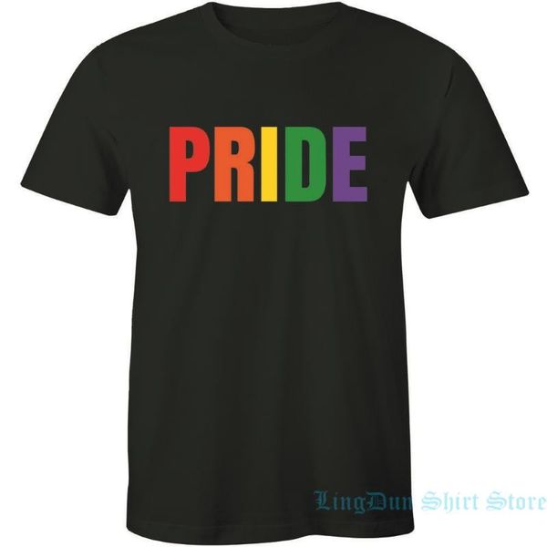

men's t-shirts colorful pride fashion love peace rianbow colors nationality mens t-shirt men women t shirt 100% cotton tees, White;black