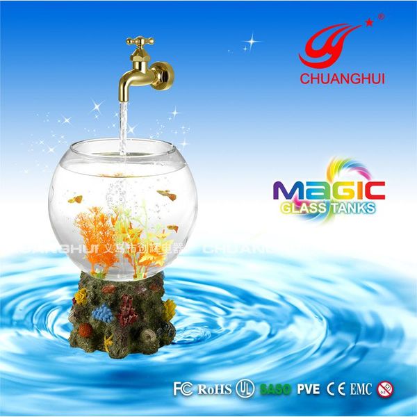

magic fish tank magical suspended water ornament suspending faucet gourd aquariums