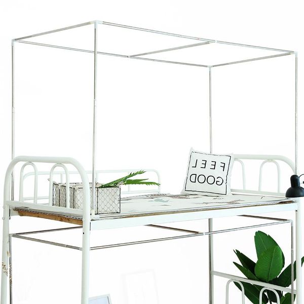 

mosquito net dormitory bracket pole retractable the bedroom nets of university students lay down bed curtains encryption