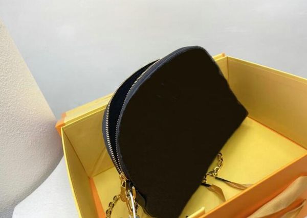 

2022 lady designer lychee handbags embossing bag leather chain zipper shoulder bags women crossbody bag handbag wallet purse