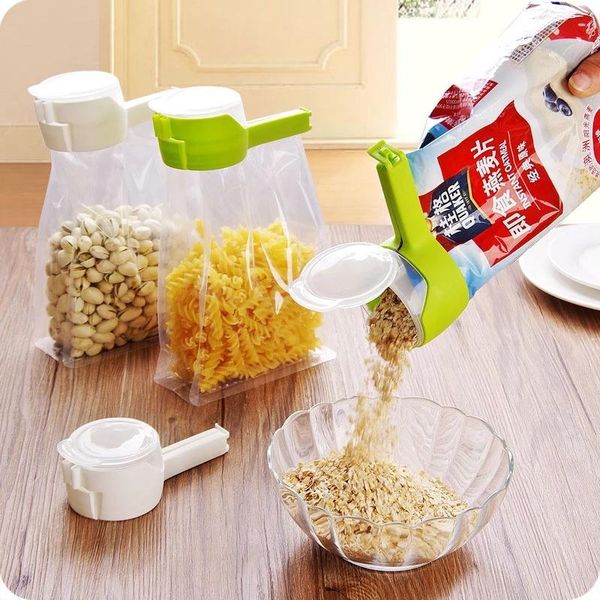 

bag clips snack sealing clip fresh keeping clamp tea moisture-proof travel kitchen gadgets seal pour food storage