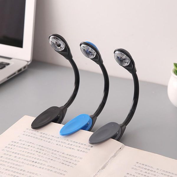 

book lights portable travel reading light led lamp clip on bendable flexible clamp for home