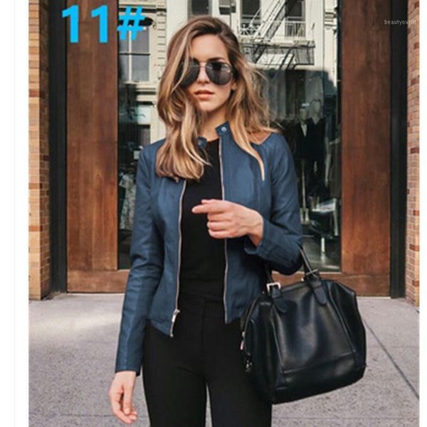 

winter fashion leather suit small coat 2021 autumn and women's wear & faux, Black