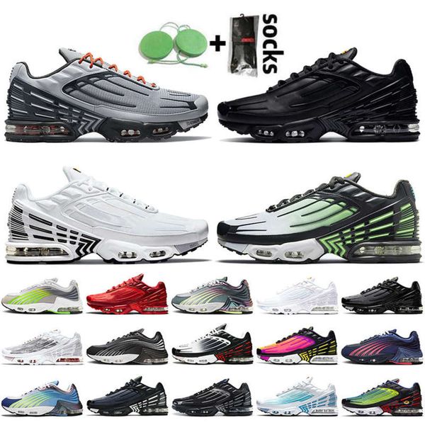 

tn plus 3 tuned iii women mens running shoes grey navy multi white leather og black red ghost green aqua laser blue trainers tns