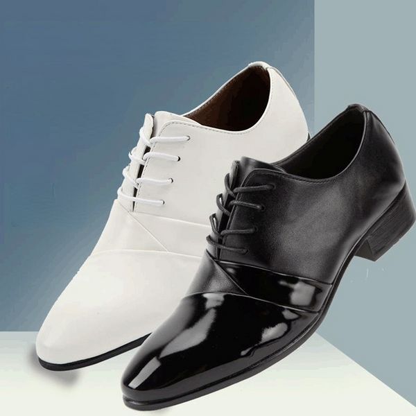 Homens vestido branco sapatos homem homens casamento 2021 sapatos couro formal terno sapatos zapatos oxford hombre chaussure homme mariage