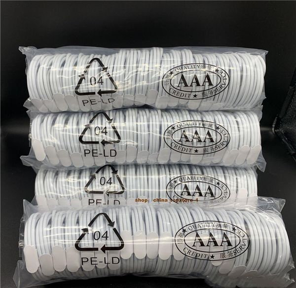 

100pcs 7 generation 1m/3ft 2m/6ft cables usb for 8 xs data sync charge phone cable