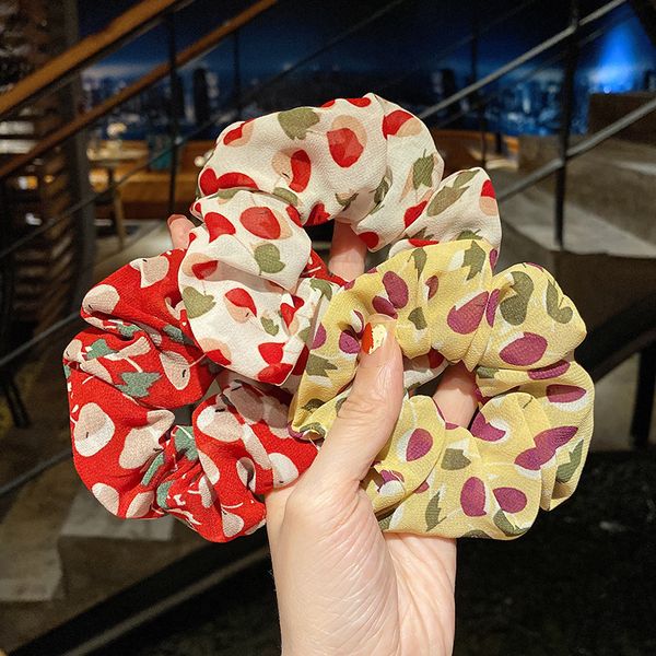 

large intestine hair ties organza ornaments bow ribbon tie 211666, Pink