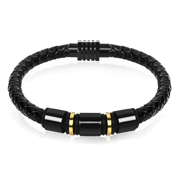 

cuff fashion alloy leather bracelets bangles multilayer jewelry gift, White