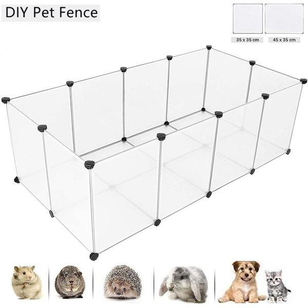 

kennels & pens pet playpen,plastic yard fence for small animals,fence cage with bottom animals guinea pigs,hamsters,bunnies, rabbits