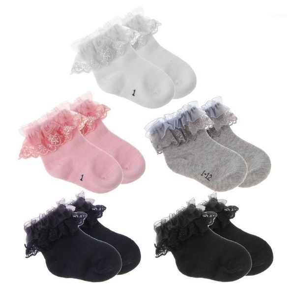 

born baby cotton socks lace princess combed for girls infant babe, Pink;yellow