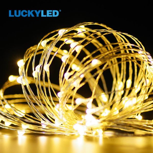 

led fairy lights usb silver wire string 10m multicolor white warm wedding party decorative garland strings
