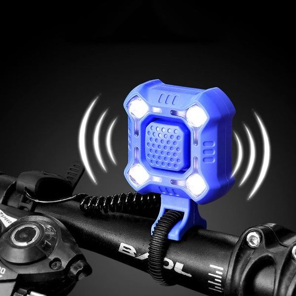 

bike horns usb charging mountain road car front handle electronic waterproof horn lamp bicycle bell 2 in 1 ling light 140db