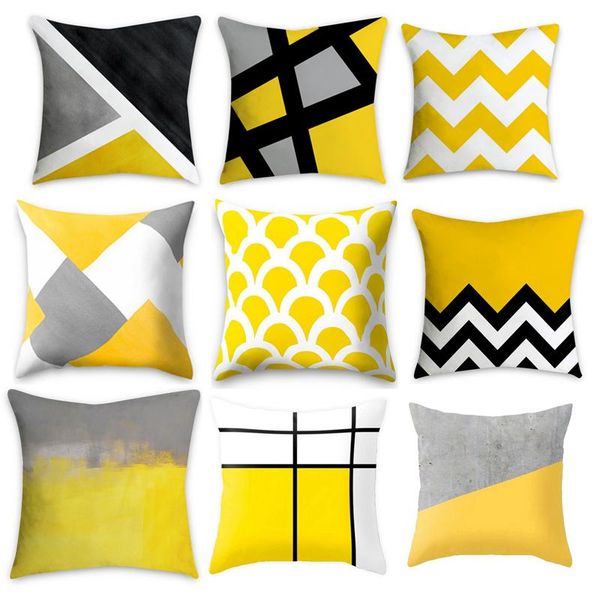 

cushion/decorative pillow 45*45cm decorative cushion cover sofa home case pattern chair seat throw pillows square bed living room pillowcase
