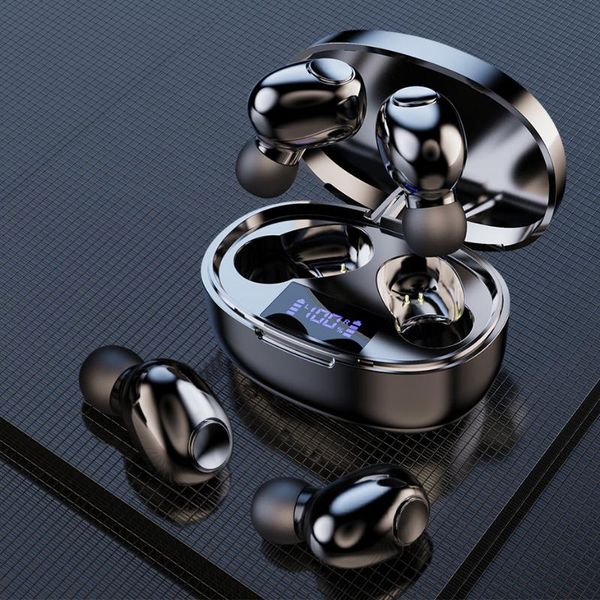 

headphones & earphones tws wireless bluetooth headset 2200mah charging box 5.1 mini in ear hifi stereo led display earbud with microphone de