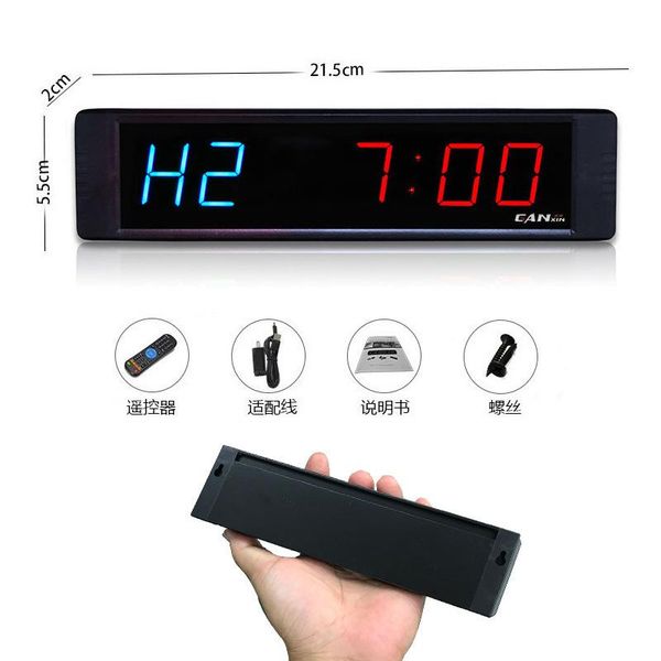

clock programmable remote control crossfit timer interval garage sports training gym satch wall clocks