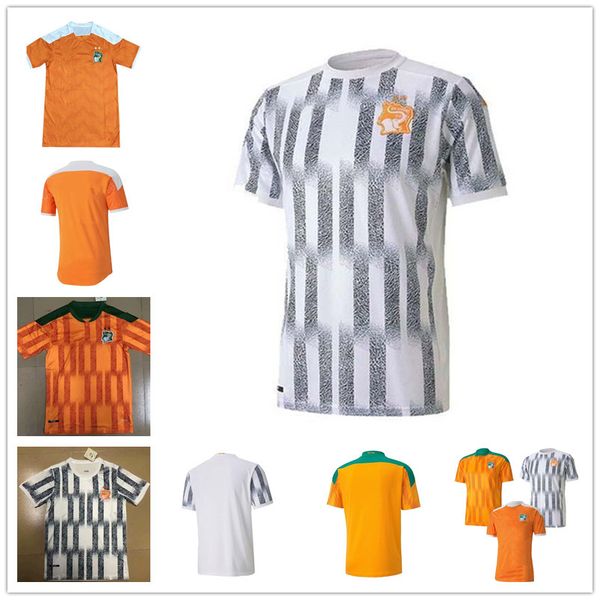 

2021 Cote d Ivoire Soccer Jerseys ivory coast DROGBA KESSIE ZAHA CORNET MEN home jersey Maillot de foot football shirts Uniform, Third