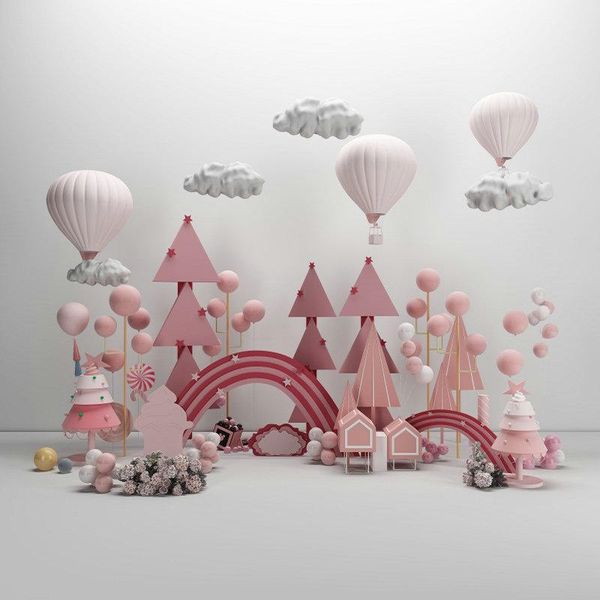 

party decoration baby shower backdrop air balloon playground background birthday decor born wedding pography props po booth