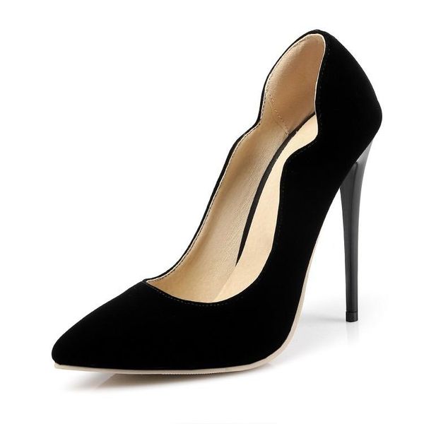 

dress shoes vogue of fund 2021 age season high with fine ultra shallow mouth over 40 1126-47 women's, Black