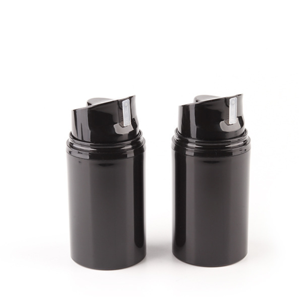

storage bottles & jars 10pcs/lot black plastic 50ml airless pump lotion elmusion bottle 30ml packaging women cosmetic pot 80ml container