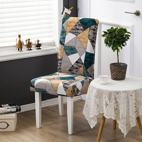 

chair covers four seasons universal elastic el restaurant home printing dining chairs beach hogar funda silla