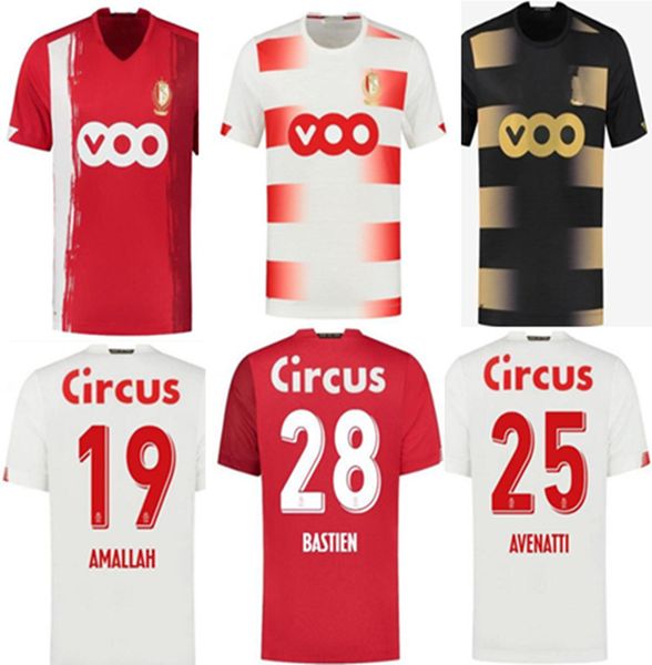 

high-quality2021 belgian standard liege soccer jerseys shirt cimirot vanheusden football jersey20/21 carcela a, Black;yellow