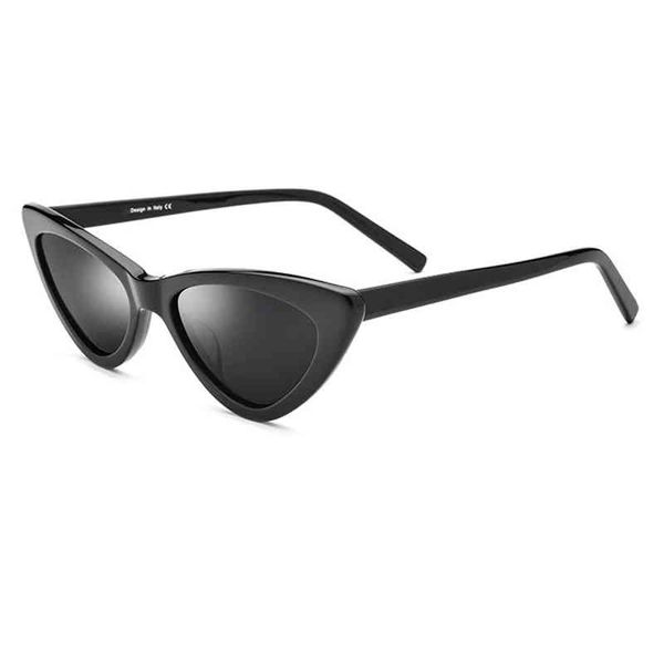Cat Eye Damen Polarisierte Sonnenbrille Schwarz/Braun/Weiß Rahmen UV400 Fahrbrille
