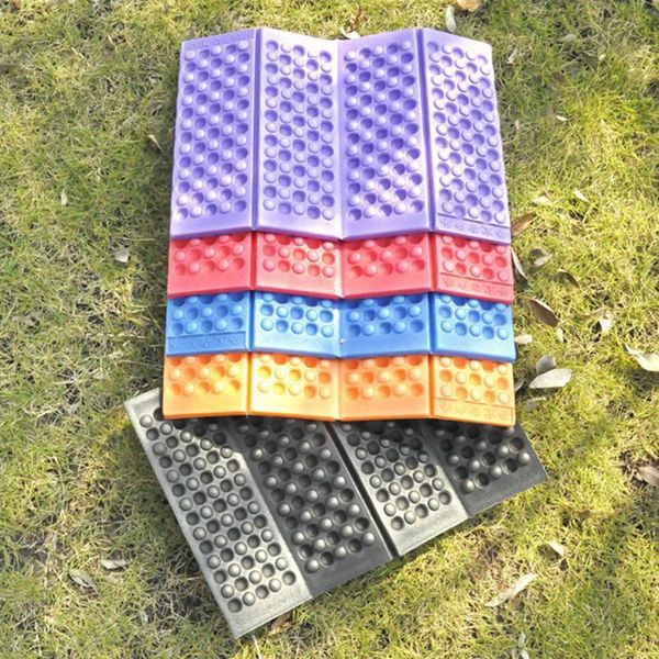 

outdoor pads 5 pcs foldable xpe picnic mat camping thicken beach pad waterproof mattress multi-functional for travel (mixed
