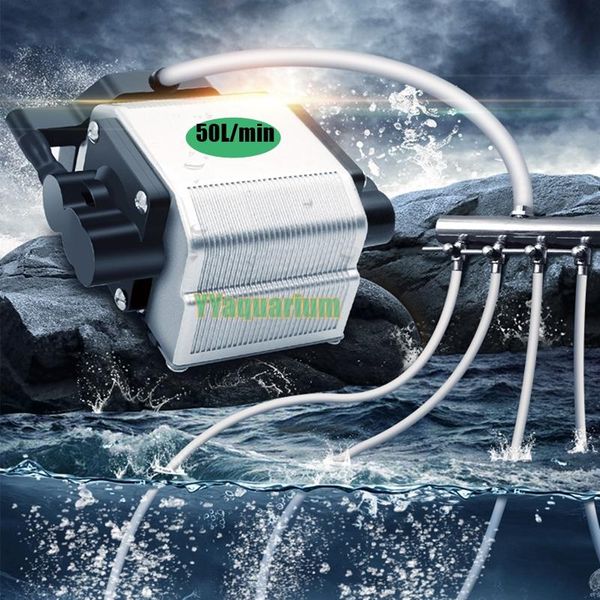 

super big volume powerful aquarium air pump strong fish pond oxygen compressor ultra silence maglev tech 16w 1800l/h 40db pumps & accessorie