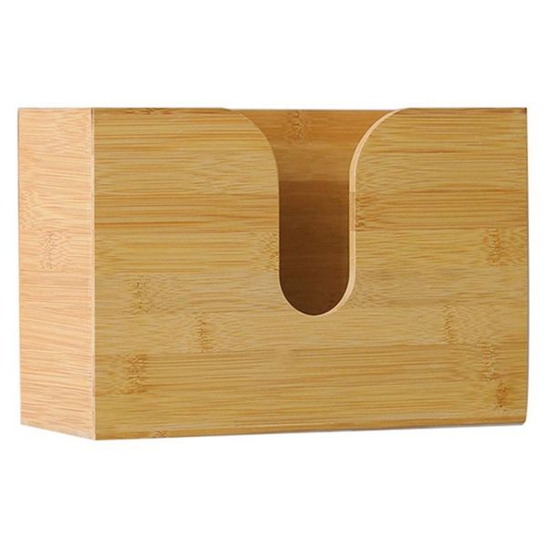 

tissue boxes & napkins bamboo hanging box household living room bathroom wall large capacity storage