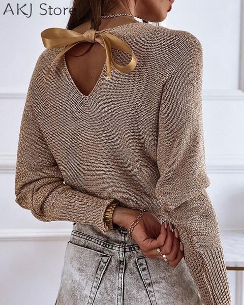 

women's sweaters women cutout back batwing sleeve sweater, White;black