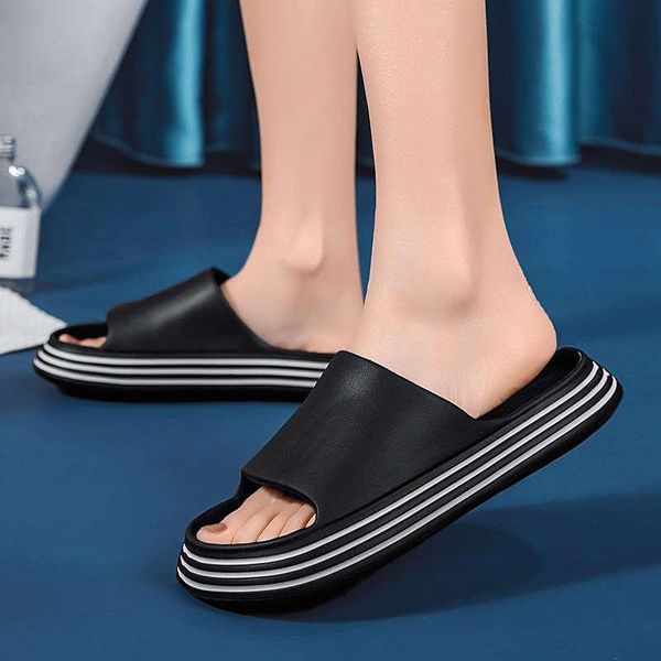 

slippers women sandals women's for home flip flops 2021 ladies summer shoes woman tennis crogs fitness runners, Black