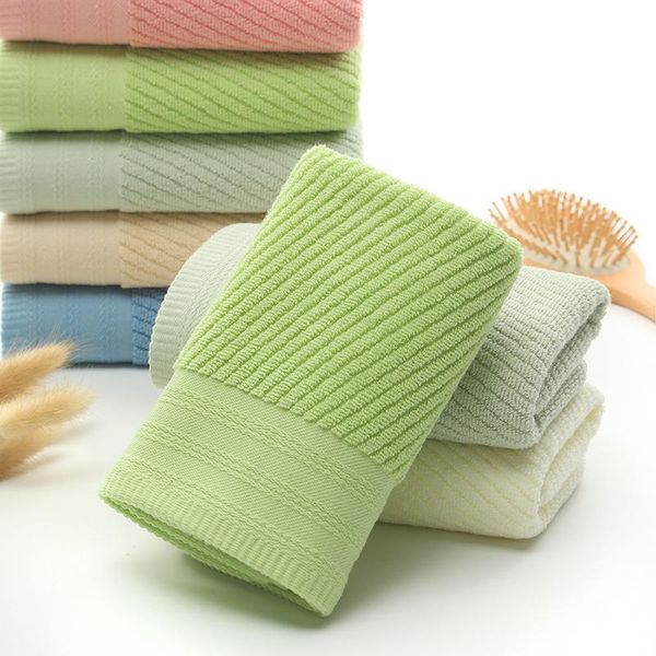 

towel cotton twill plain thickened household face wash simple