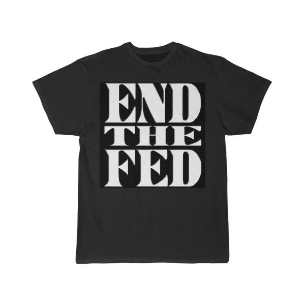 

end the fed short sleeve tee, White;black