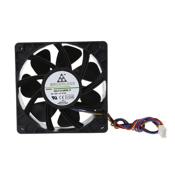 

lapcooling pads w3jd fan 12038 12v 5a dual ball bearing brushless 4pin computer server case s7 s9 d3 l3 e9 t9 pfc1212de