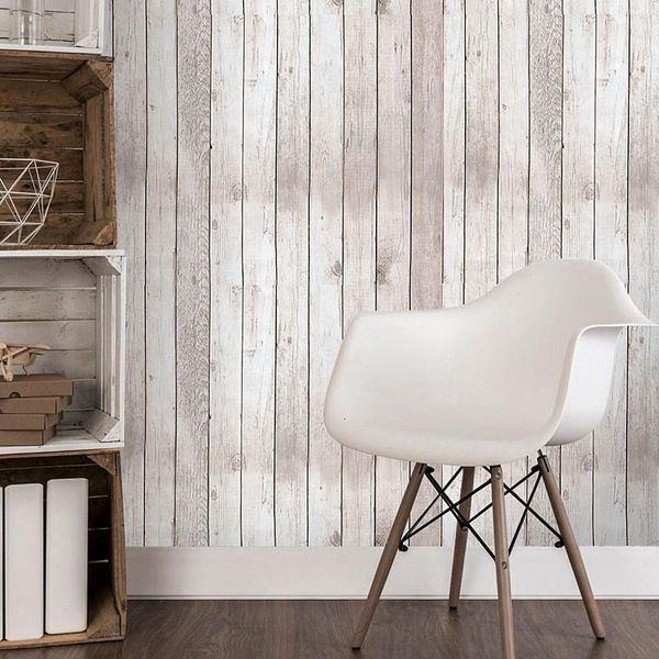 

wallpapers imitation wood grain panel wallpaper waterproof pvc self adhesive roll for living room kids bedroom