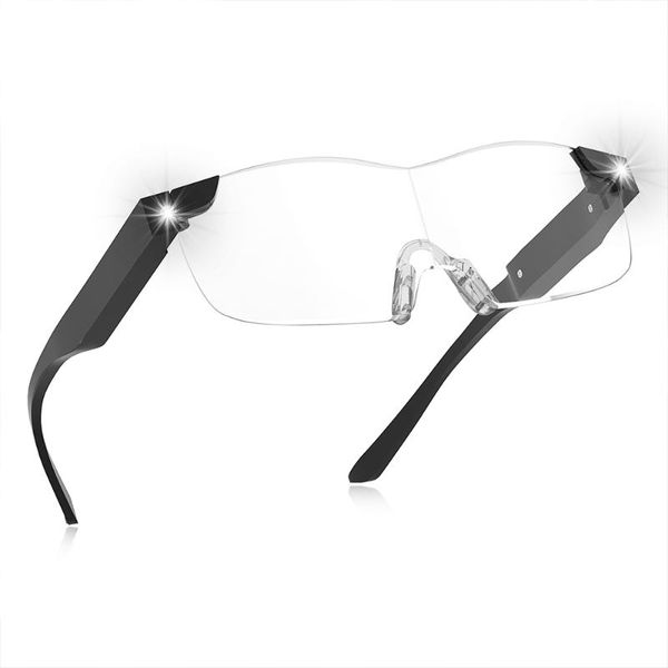 

sunglasses 2021 magnifying glasses with lights lighted eyeglasses hands for close work reading eyeglass, White;black
