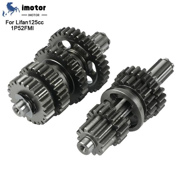 

pedals motorcycle box main counter shaft assy transmission gear for lifan 125 lf125 125cc 1p52fmi horizontal engine kayo bse dirt bike