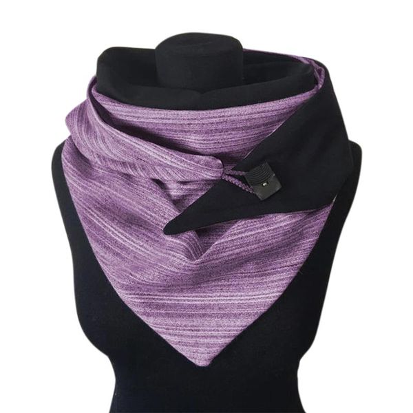 

scarves solid color women thermal warm winter cowl neck scarf fashion buckle female shawl thick, Blue;gray