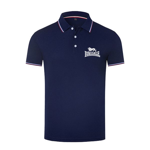 

fashion polo shirt 2021 men's lapel short sleeve letter t-shirt, White;black