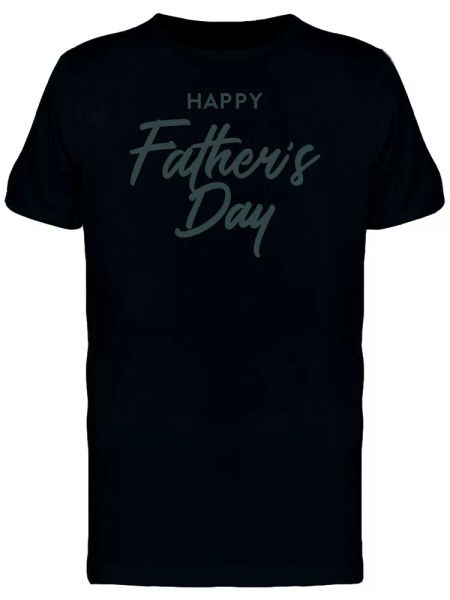 

Happy Fathers Day Cool Font Tee Men's -Image by Shutterstock, White;black