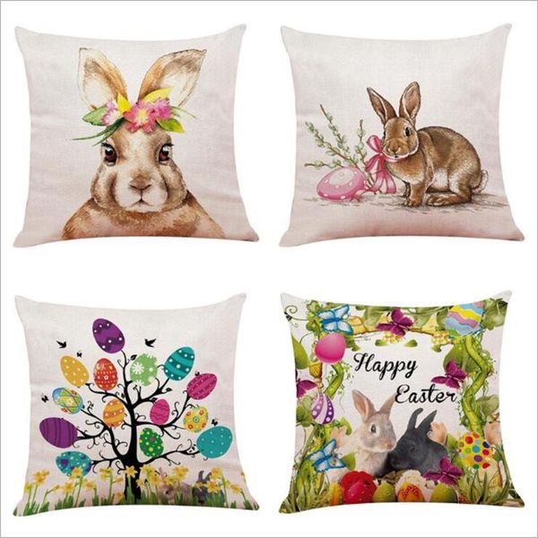 

party decoration easter cushion cover happy supplies for home
