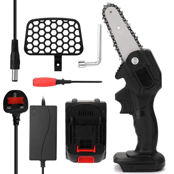 

portable electric pruning saw chainsaw mini wood cutter spliting chain handheld woodworking tool for garden orchard planters & pots