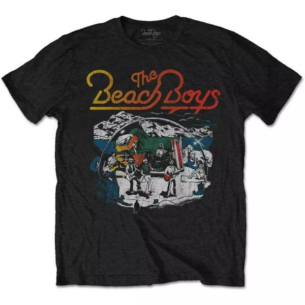 

the beach boys live drawing official t-shirt men unisex, White;black