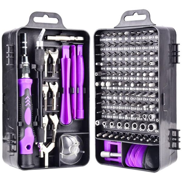 

professional hand tool sets 135 in 1 screwdriver set of screw driver bit multi-function precision camera/eyeglasses/watch repair device