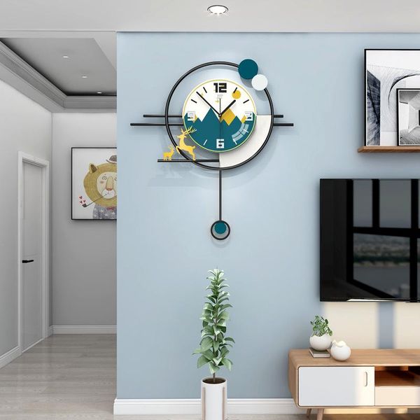 

creative clocks nordic luxury decorative wall clock home living room modern minimalist personality art