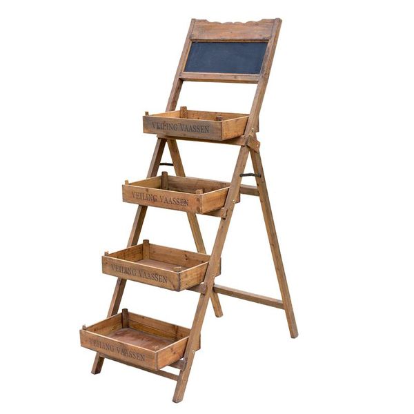 

hooks & rails large flower stand solid wood log sundries rack garden supplies indoor and outdoor storage